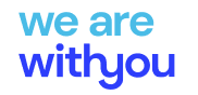 We are with you logo